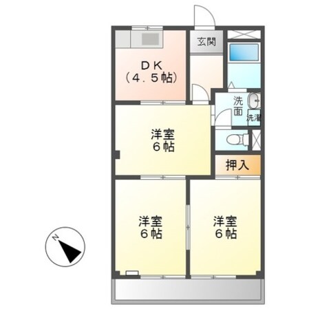 東松阪駅 徒歩39分 2階の物件間取画像